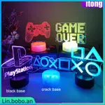 3D LED LIGHT NIGHT LIGHT PLAYSSTATION GAMING ROOM DESK NIGHT