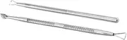 Healeved Nail Art Tool Kit Manicure Set Cuticle Pusher Nail File Remover and Buffer Perfect for Home or Professional Use
