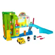 Fisher-Price Little People Toddler Toy Light-Up Learning Garage, Electronic