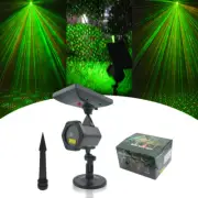Waterproof Outdoor Christmas Light RGB Laser Solar Star Projector Garden Party