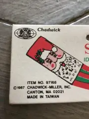 VINTAGE - 1987 - Chadwick - 100% Nylon-Santa Windsock-Canton, Massachusetts-NEW!