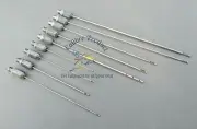 Liposuction Luer Lock Cannula Set of 9 Pieces Liposuction COSMETIC SURGERY