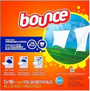 An Item of Bounce Fabric Softener Dryer Sheet Outdoor Fresh (2 x 160 ct.) - Pack of 1