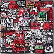 Zotoone 55Pcs Metal Band Rock Iron on Patches for Clothing DIY Punk Skull Music Vintage Embroidery Patches for Clothes Backpacks Jeans Appliques Sew on Badges
