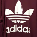 （全新）ADIDAS ORIGINALS 酒紅色長版 HOODIE