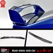 For 14-18 Subaru Impreza VAB VAF STI Rear Spoiler Carbon Fiber Gurney Flap Addon