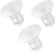 Domary 3PCS Breast Milk Pump Flange Inserts Breast Converter Practical Breast...