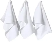 OATIPHO 4Pcs Thickened Cotton Facial Towels White Bath Towels for Spa Hotel Gym Home Use Soft Absorbent Fade Resistant Face Washing Towels