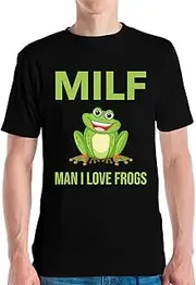 [Sumairah] Funny Milf Man I Love Frogs Sarcastic Frog Lovers T-Shirt