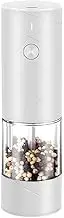 JSEIAJB Kitchen Utensils Electric Black Pepper Grinder Rechargeable Rose Salt Pepper Spice Seasoning Grinder(White-Strawberry Cake9)