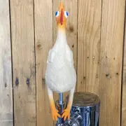 Rubber Chicken Beer Keg Tap Handle Tan