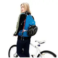 在飛比找ETMall東森購物網優惠-懸浮支架運動背包男女旅行徒步游騎行雙肩包20L送雨罩登山水袋