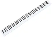 TOGEVAL Piano Keyboard Practice Paper 88 Key Piano Comparison Chart White Teaching Aid for Beginners