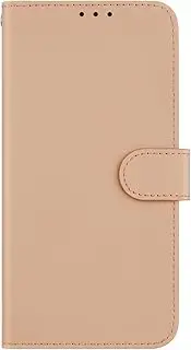 [PONRFEKT] Wallet Case for OnePlus 11,Shockproof Premium Vintage PU Leather Magnetic Flip Cover with Card Holder and Stand Folio Phone Cover-Nude
