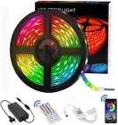 Strip Lights - 16.4ft Color Changing RGB Strip Lights, Bluetooth LED Lights