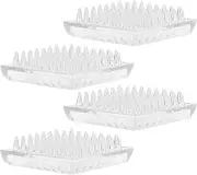 4pcs Furniture mat Furniture Grippers Carpet Savers Sofa Castor Cups Sofa feet Protectors Plastic Spiked Caster Cups Wheel Caster Cups Chair feet Protectors Plastic Nails Floor