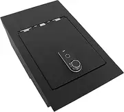 JIKE Underseat Gun Safe Vault - Premium Console Safe Vault Compatible with Ford F150 2015-2025 with Split Bench Seat, Fingerprint Lock with Backup Key