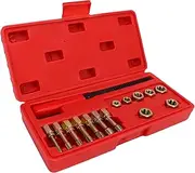 15pcs Thread Chaser Set - Carbon Steel Rethreading Tap Die Tool Kit Rethread Repair Tool Rethreading Tool Rethreader Taps