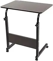 Mobile Laptop Desk Bed Stand Computer Table Adjustable Notebook Bedside Table