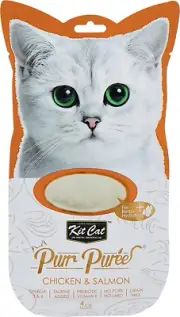 Kit Cat Purr Puree Chicken & Salmon Cat Food 60 G