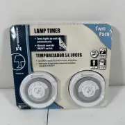 Intermatic Lamp Timer - 10 Amps. CFL TN300CL 2 Pack Sealed Manual On/Off Switch