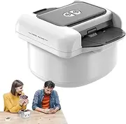 Automatic Card Shuffler | Portable Rechargeable Deck Shuffler Automatic - Silent Shuffling Machine for Home Playroom Travel Family Gathering Parties