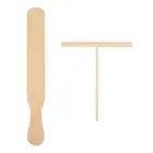 2pcs Crepe Maker T Shaped Tool Crepes Crepe Rake Wooden Crepe Making Tools