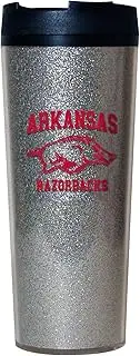 NCAA Arkansas Razorbacks 20-Ounce Glitter Travel Mug