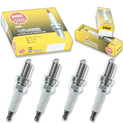 4 pc NGK 7088 BCPR6EGP G-Power Spark Plugs for PQ20TT IQ20TT AP5503DP2 ab (for: Honda Civic)