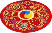 Buddha Sound Bowl Cushion Meditation Bowl Pad Sound Yoga Cloth Cushions Spiritual Decor Relaxation Singing Home Accessories Red Cloth