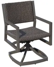 Courtyard Casual Venice 2 Swivel Spring Dining Chairs