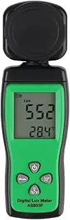 High Performance Luxmeter Light Meter Photometer Illuminometer Digital Lux Meter 0-200000 Lux Test Smart Sensor Universal LCD Display for Homes, Agriculture, Warehouse
