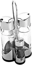 JISADER Oil and Vinegar Set Sugar Multifunction Glass Container Vinegar Cruet Set