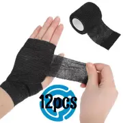 18 /6 Rolls Stretch Bandage Wraps, 2 Inch x 5 Yards Cohesive Vet Tape, 2 Colors