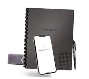 Matrix Smart Reusable Graph Notebook | Eco-friendly, Digitally Deep Space Gray