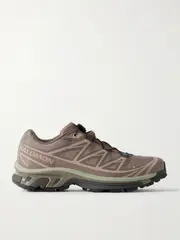 [Salomon] Salomon - Xt-6 Rubber-trimmed Gore-tex Mesh Sneakers - Brown - UK 4 UK 4 Brown