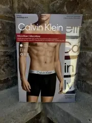 CALVIN KLEIN MICROFIBER STRETCH 4-PACK BOXRE BRIEFS MENS UNDERWEAR #NP27400-NWT