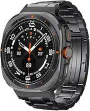 [PnterLoce] NO Gaps Titanium Watch Strap Fit for Samsung Galaxy Watch 7 Ultra Metal Bracelet Fit for GALAXY Watch 7 Ultra Curved End Strap