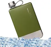 Fask Hip Whisky Bottles for Men | Portable Lightweight Travel Water Bottle | Reusable Liquor Containers for Beverage Beverage Beer Drinks Soda Juice, Barrier Proof