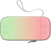 Generic Carrying Case Shockproof Portable Storage Bag for Switch 2(Pink Green Gradient)