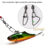 Rolling Swivel Heavy Duty Ball Fishing Snap Connector with Pin Bearing Barrel