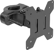 VIVO Steel Universal Bracket Pole Mount with Removable 75mm and 100mm VESA Plate, Fits up to 30 inch Screens, Black, MOUNT-POLE01