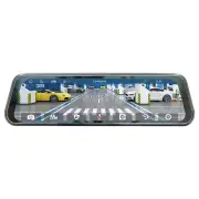 Car Radio Rearview Mirror Dash Cam Recorder 9.36in Touch Screen Bluetooth FM TF (for: Porsche)