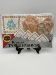 McCrory Vtg 16 Pc. Table Set - Placemats, Napkins, Napkin Rings, & Coasters