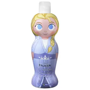 【Disney Frozen】Elsa艾莎2合1沐浴洗髮精 (萌Q收藏版400ML)｜GISH Beauty 沐浴 洗髮