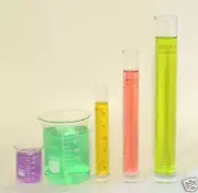 Beaker Set of 600mL 100mL & Cylinder Set of 250mL 100mL 50mL Lab Glass New