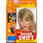I LOVE ENGLISH 英文雜誌書籍 含CD適合12歲的讀者/練習英文 透過音樂、電影傳達語言和文化