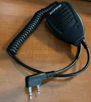 Shoulder Speaker Mic Microphone for BAOFENG UV5R Radio Walkie Talkie 2Pin plug