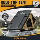 San Hima Kalbarri Lite Rooftop Tent Hardshell With Ladder&Rack+120W Solar Panel