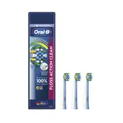 Oral-B Vitality Plus Power Floss Action Electric Toothbrush Head Refill 3 Pack